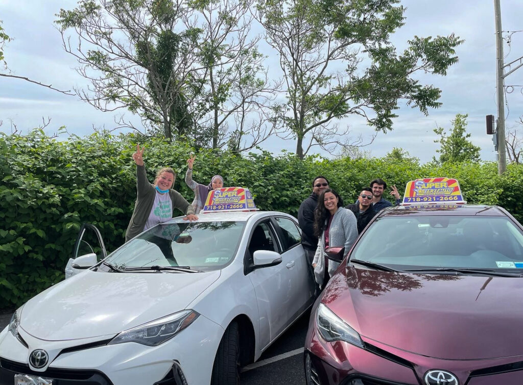 Super Starz driving lesson car in Bay Ridge Brooklyn